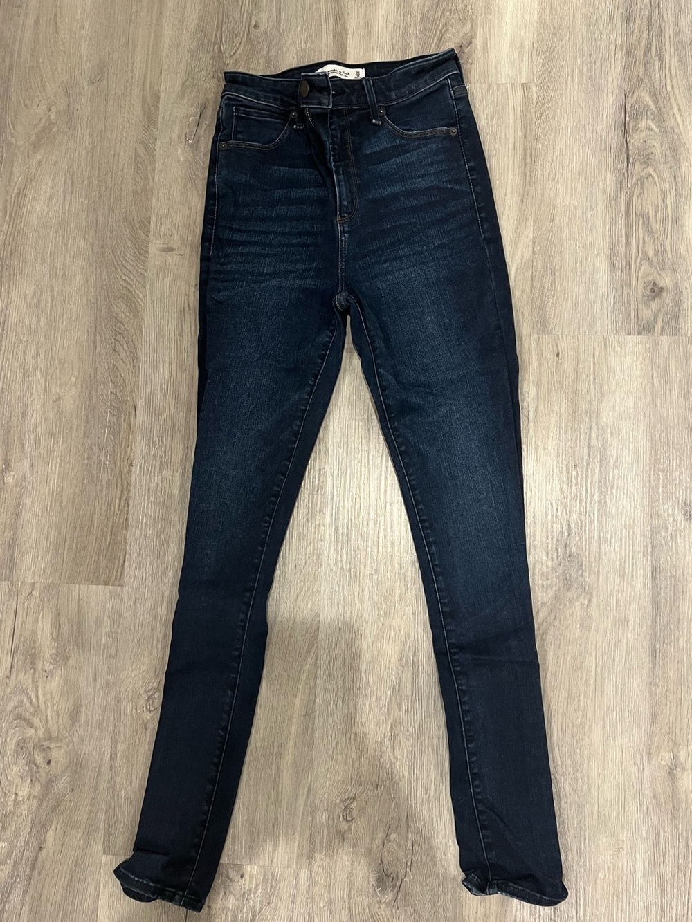 Abercrombie high rise super skinny jeans size 25 / 0